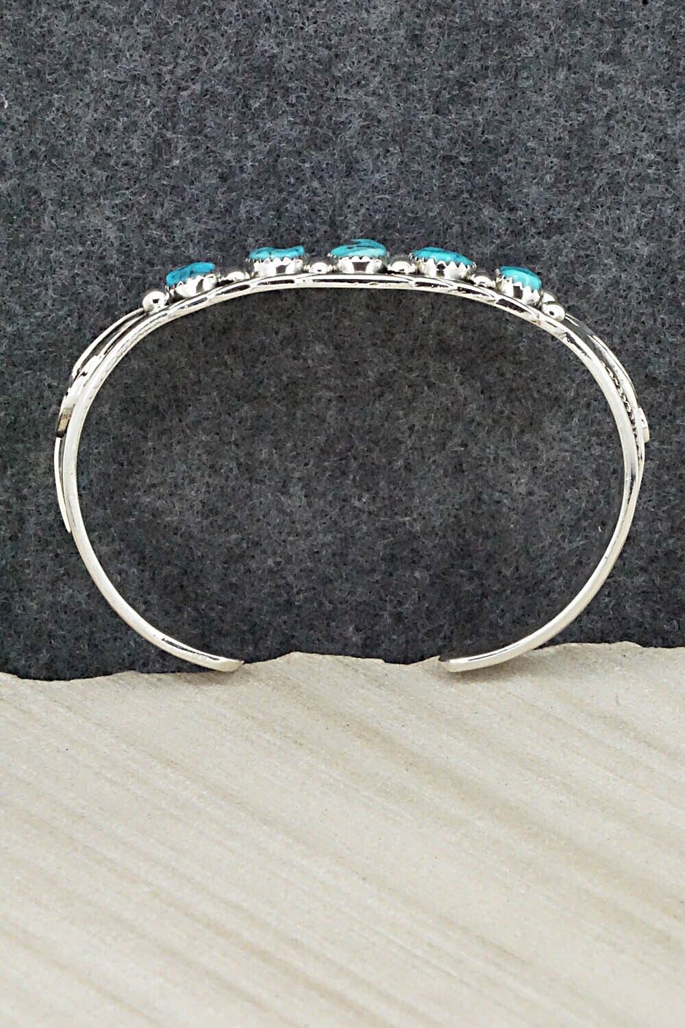 Turquoise & Sterling Silver Bracelet - Davey Morgan