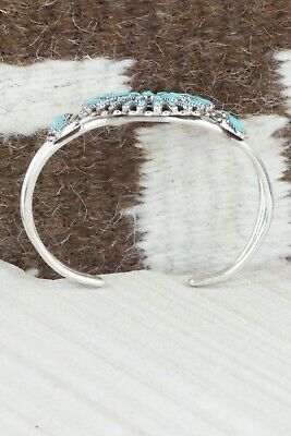 Turquoise & Sterling Silver Bracelet - Judy Wallace