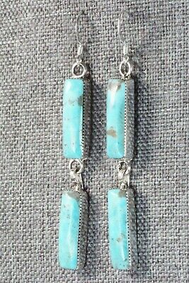Turquoise & Sterling Silver Earrings - Irvin Tsosie