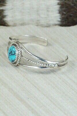 Turquoise & Sterling Silver Bracelet - Lenora Begay - High Lonesome Trading