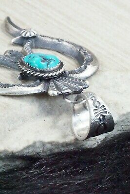 Turquoise and Sterling Silver Pendant - Kevin Billah
