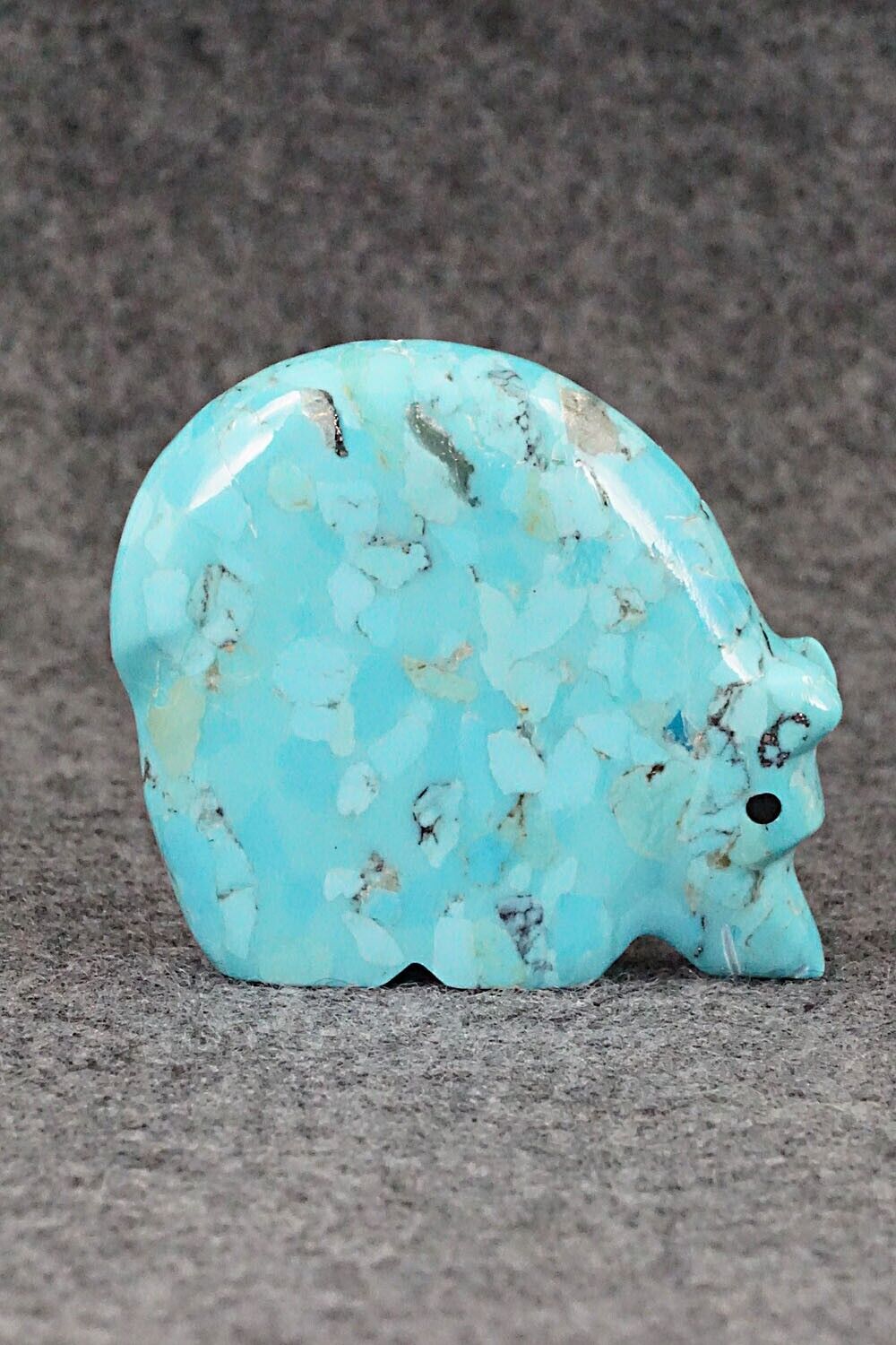 Bear Zuni Fetish Carving - Andres Lementino