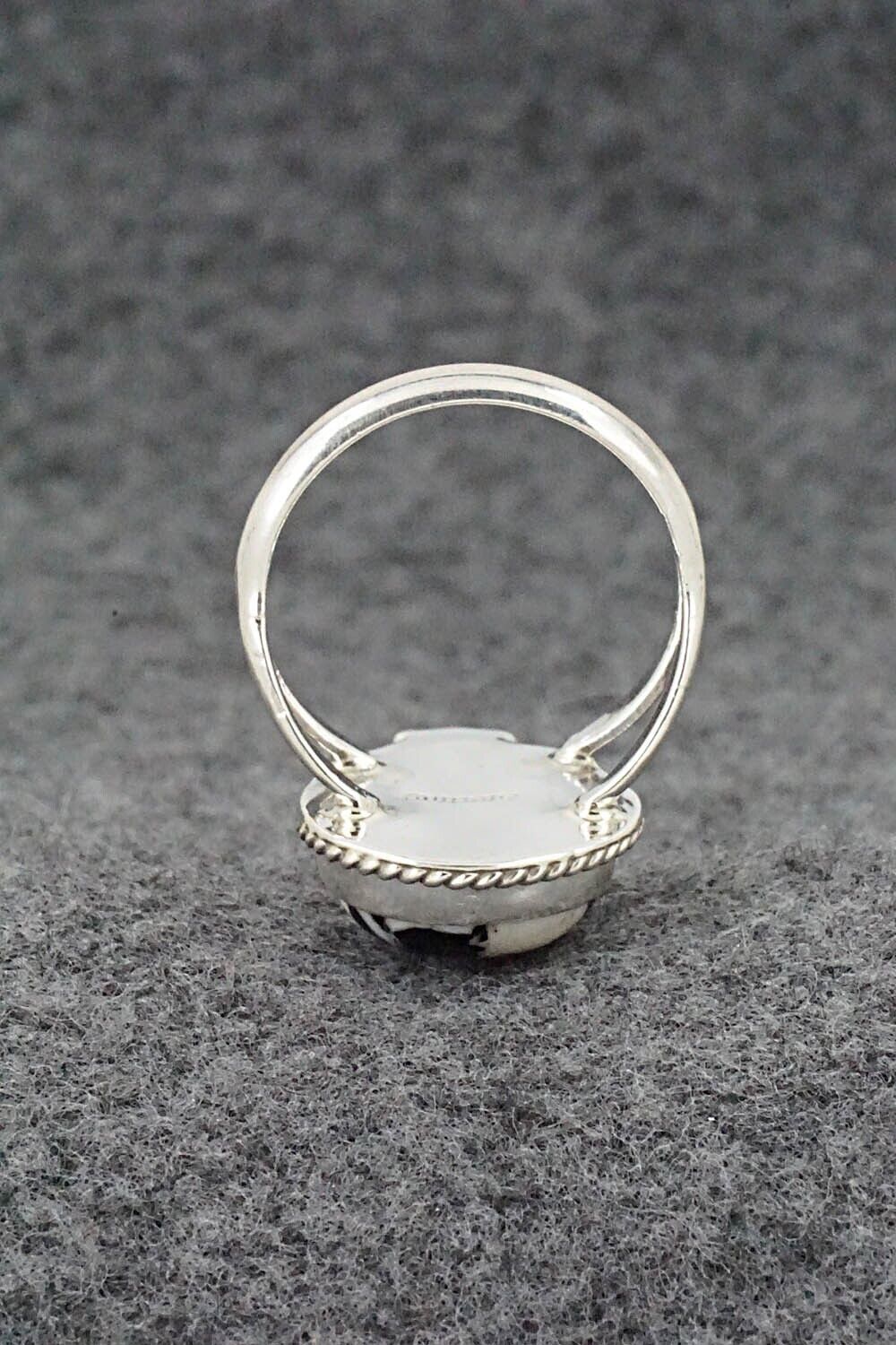 White Buffalo & Sterling Silver Ring - Benjamin Martinez - Size 9.25