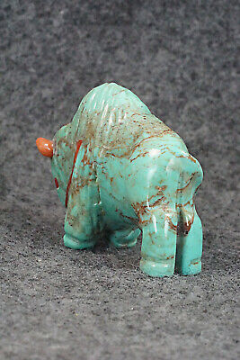 Buffalo Zuni Fetish Carving - Andres Quandelacy