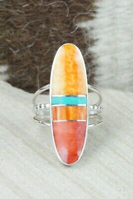 Spiny Oyster & Sterling Silver Ring - Harold Smith - Size 7.5