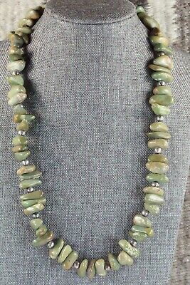 Turquoise & Sterling Silver Necklace - Navajo
