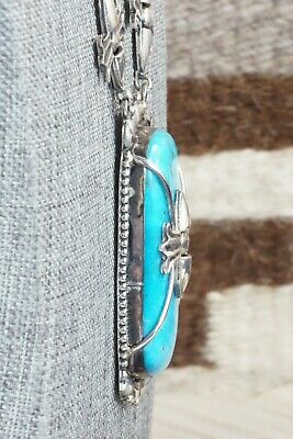 Turquoise & Sterling Silver Necklace - Raymond Delgarito