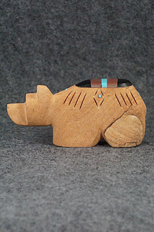 Bear Zuni Fetish Carving - Brandon Phillips