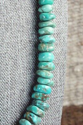 Turquoise & Sterling Silver Necklace - Navajo
