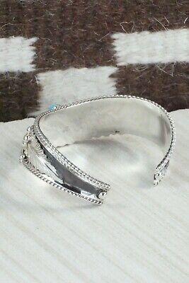 Turquoise & Sterling Silver Bracelet - Tom Lewis - High Lonesome Trading
