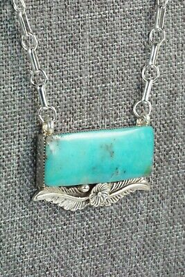 Turquoise & Sterling Silver Necklace - Greg Yazzie