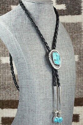 Turquoise & Sterling Silver Bolo Tie - Spencer