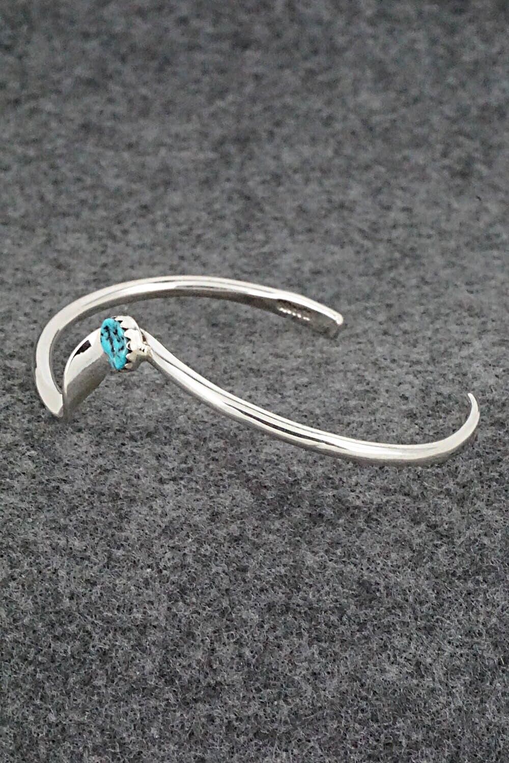 Turquoise & Sterling Silver Bracelet - Yolanda Skeets