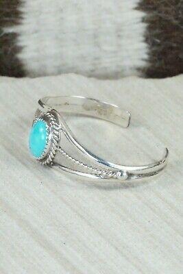 Turquoise & Sterling Silver Bracelet - Lenora Begay - High Lonesome Trading