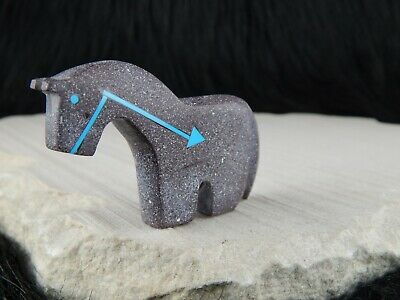 Horse - Zuni Fetish - Bernard Laiwakete - Zuni Horse Carving - Native American - High Lonesome Trading