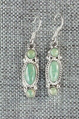 Turquoise & Sterling Silver Earrings - Harris Largo