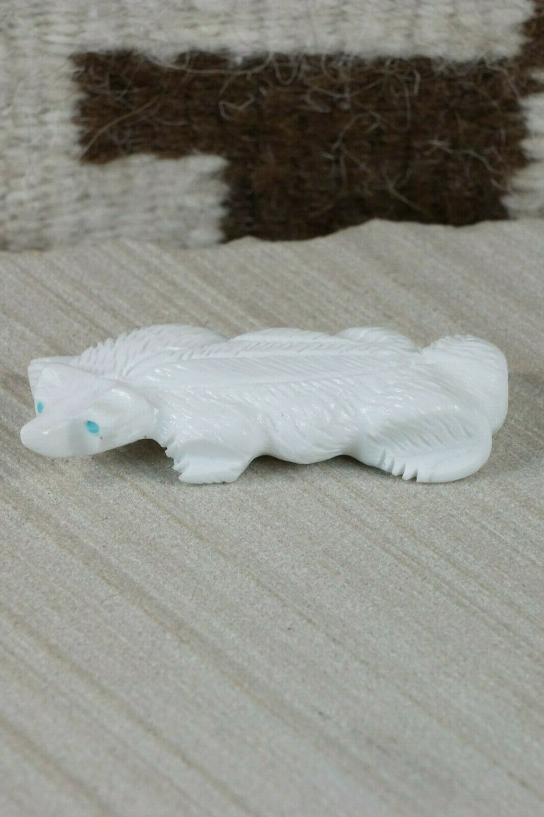 Badger Zuni Fetish Carving - Lance Deysee - High Lonesome Trading
