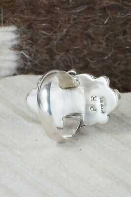 Turquoise & Sterling Silver Ring - Priscilla Reeder - Size 8