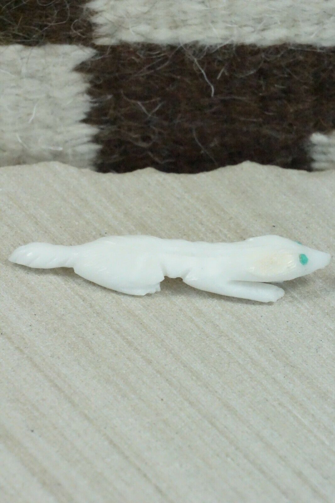 Badger Zuni Fetish Carving - Jonas Hustito