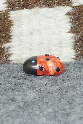 Lady Bug Zuni Fetish Carving - Reynold Lunasee