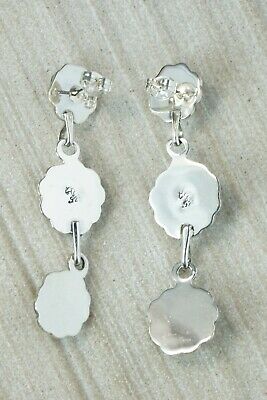 Navajo Coral & Sterling Silver Floral Necklace and Earrings Set - Sadie Jim