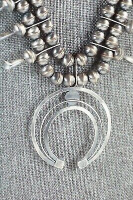 Sterling Silver Squash Blossom & Earrings - Phil Garcia