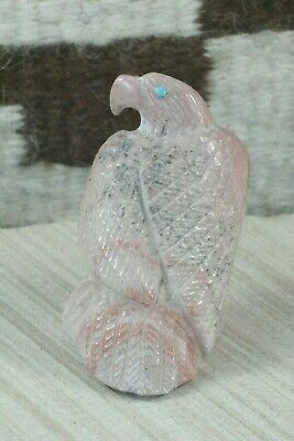 Eagle Zuni Fetish Carving - Derrick Kaamasee