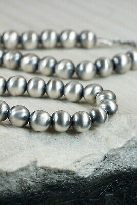 Navajo Sterling Silver Pearl Necklace - Jan Mariano
