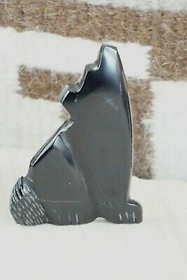 Wolf Zuni Fetish Carving - Josh Leekity