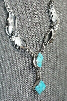 Turquoise & Sterling Silver Necklace - Sarah Yazzie