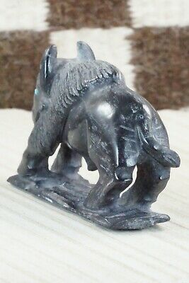 Buffalo Zuni Fetish Carving - Derrick Kaamasee