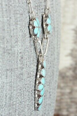 Turquoise & Sterling Silver Necklace - Velda Nastacio