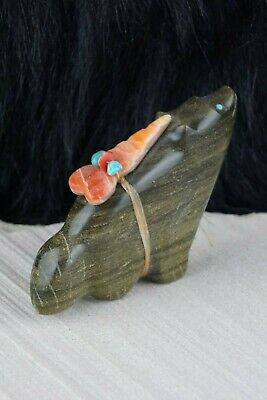 Bear Zuni Fetish Carving - Leland Boone - High Lonesome Trading