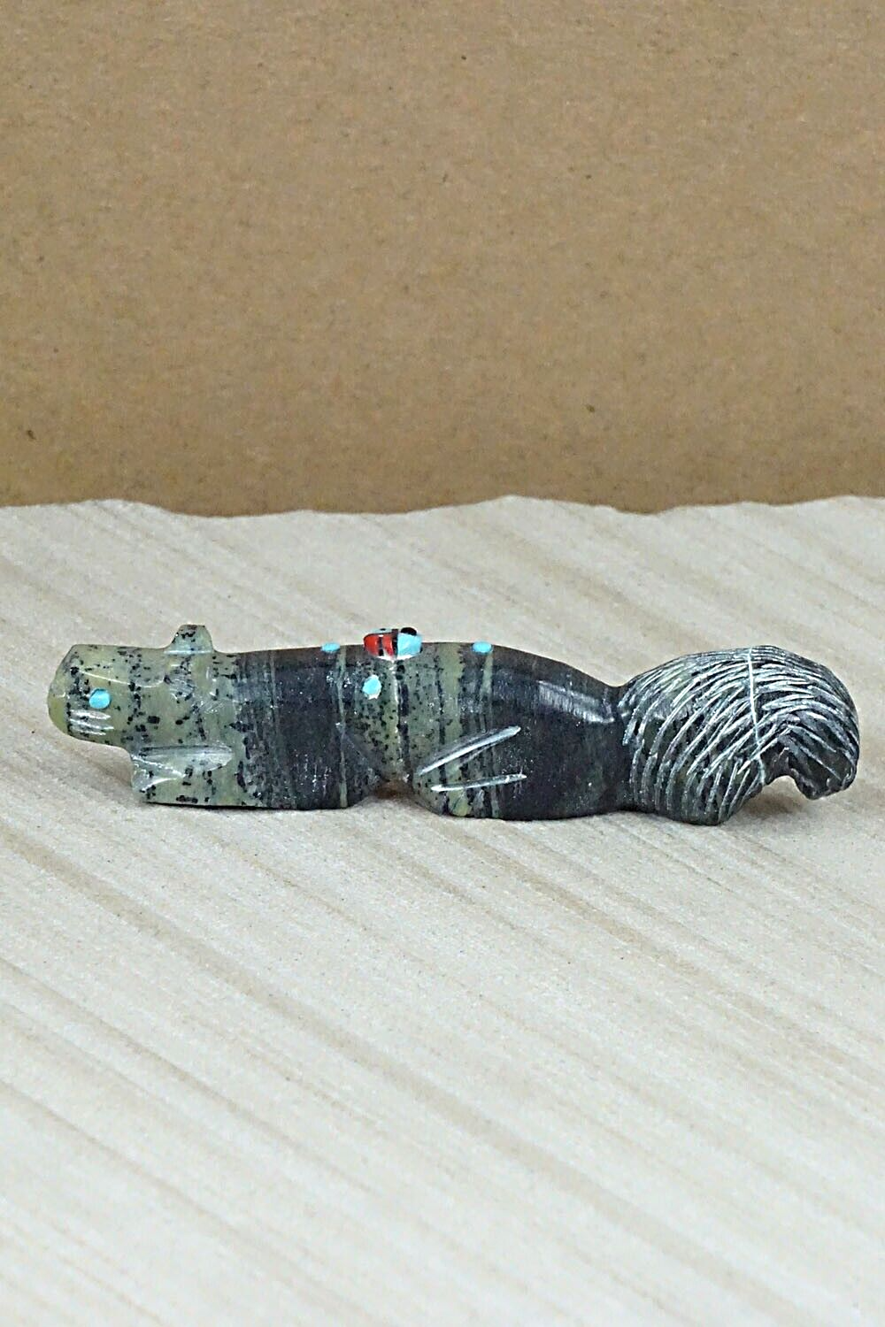 Squirrel Zuni Fetish Carving - Danette Laate