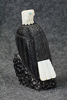 Bald Eagle Zuni Fetish Carving - Mike Tucson