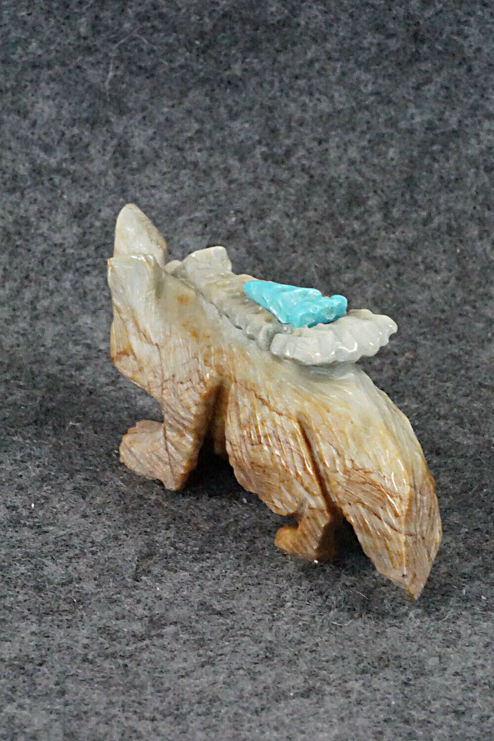 Wolf Zuni Fetish Carving - Alvin Haloo