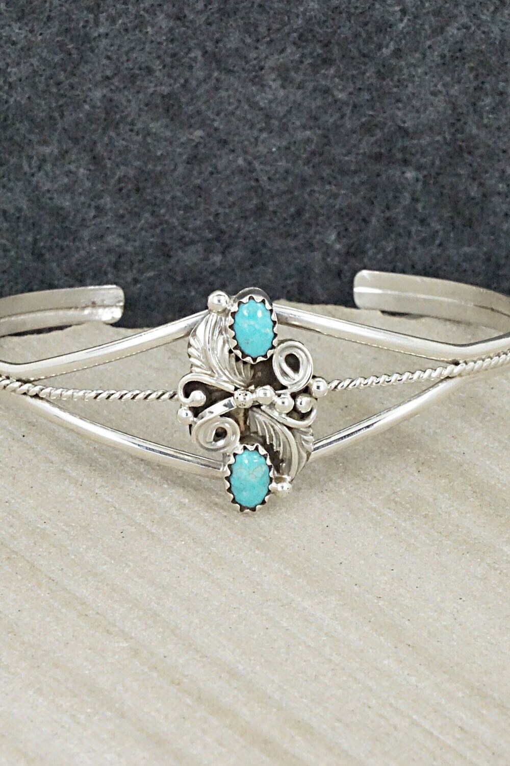 Turquoise & Sterling Silver Bracelet - William Begay