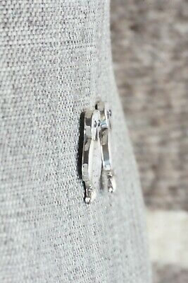 Mother of Pearl & Sterling Silver Earrings - Reginda Kallestewa