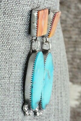 Turquoise & Sterling Silver Earrings - Selina Warner