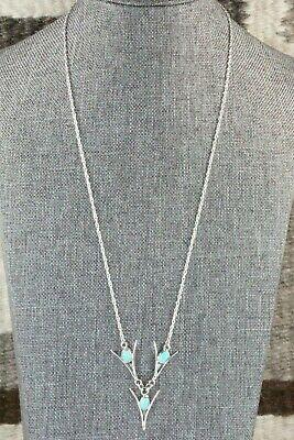 Turquoise & Sterling Silver Necklace - Verley Betone - High Lonesome Trading
