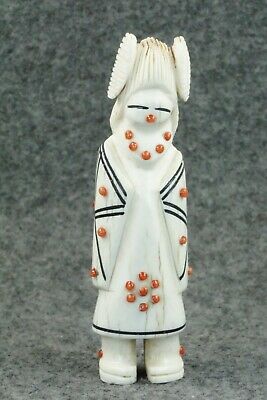 Corn Maiden Zuni Fetish Carving - Claudia Peina
