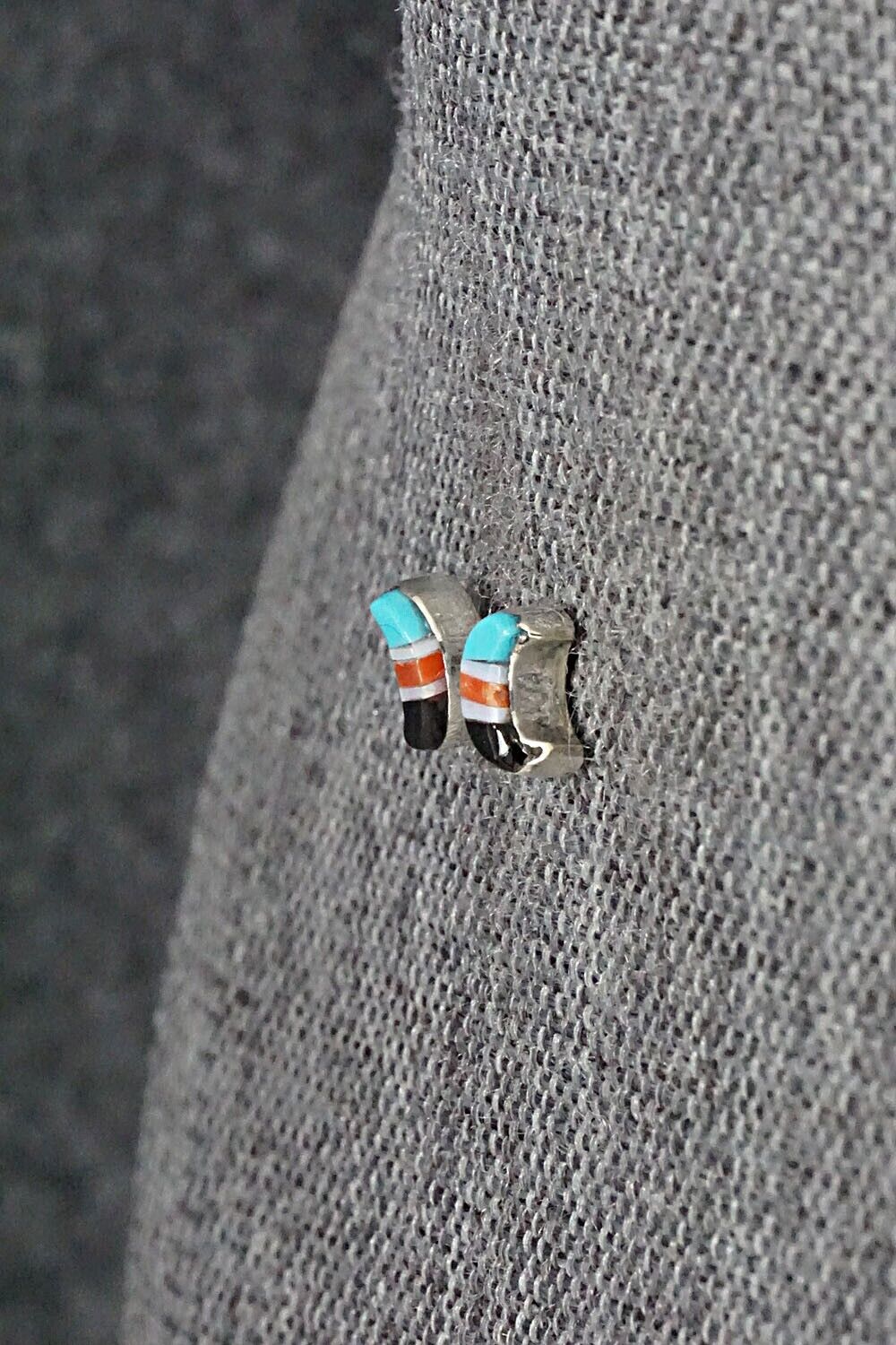 Multi Stone & Sterling Silver Earrings - Francisco Chapito