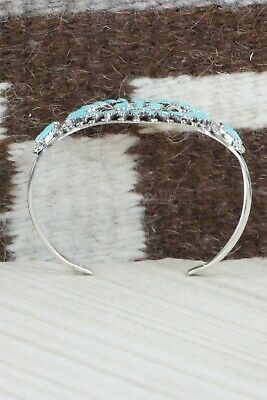 Turquoise & Sterling Silver Bracelet - Nathaniel Nez