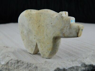 Bear Zuni Fetish Carving- Bernard Laiwakete - High Lonesome Trading