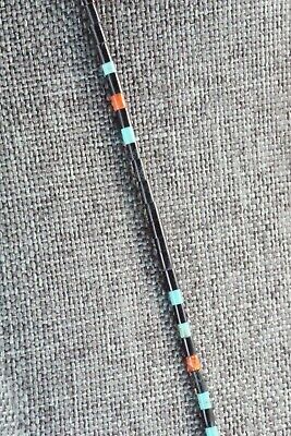 Turquoise, Shell, Coral & Sterling Silver Necklace - Esquipula Tenorio