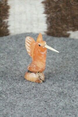 Humming Bird Zuni Fetish Carving - Justin Red Elk