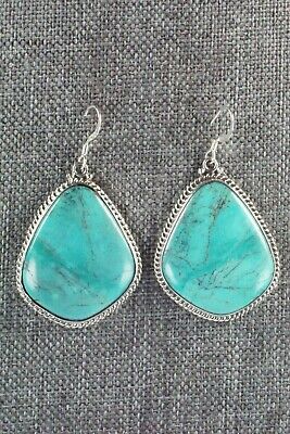 Turquoise & Sterling Silver Earrings - Annie Spencer