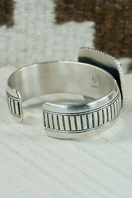 Navajo Turquoise and Sterling Silver Bracelet - Raymond Delgarito