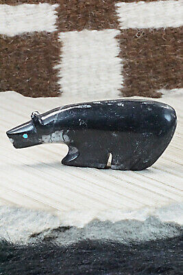 Bear Zuni Fetish Carving - Ronnie Lunasee
