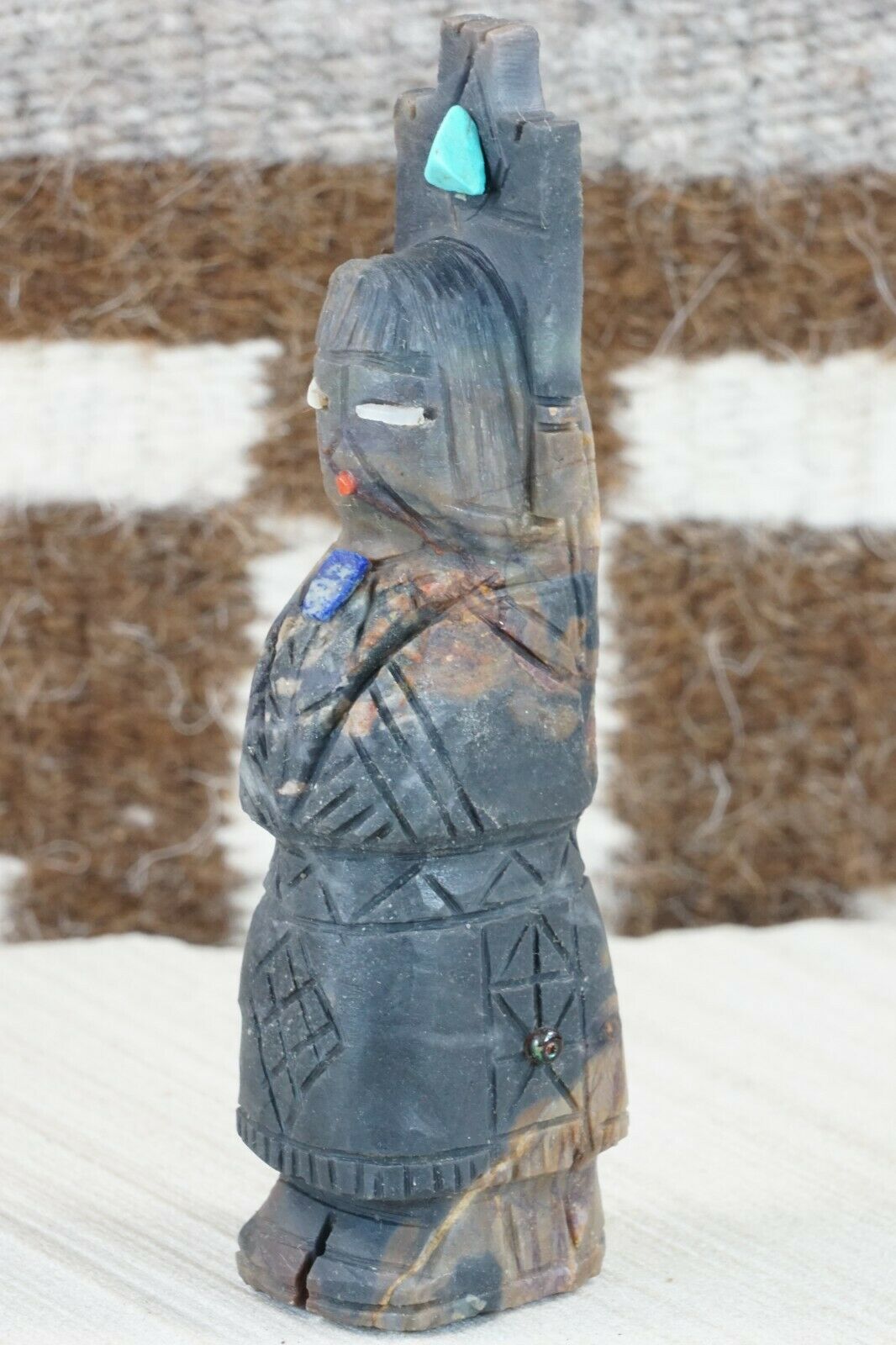 Corn Maiden Zuni Fetish Carving - Jon Quam